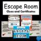 Image result for Escape Room Certificate