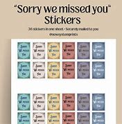 Image result for Sorry We Missed You UPS Stickers