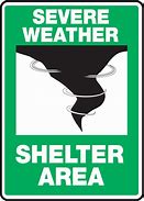 Image result for tornado shelters signs print