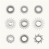 Image result for Vector Hand Drawn Sun