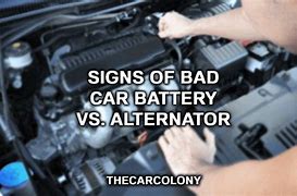 Image result for Bad Battery or Alternator