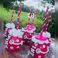 Image result for Pink Themed Candy Apples