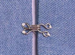 Image result for White Clothes Plastic Hooks and Eyes
