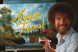 Image result for Bob Ross Adding a Tree in the Foreground