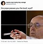 Image result for Cell and the Pope Meme