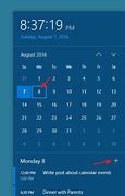 Image result for Windows 10 Events Calendar