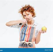 Image result for Eating Apple with Knife