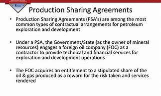 Image result for Production Sharing Contract