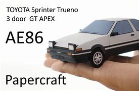Image result for Toyota AE86 Initial D Papercraft