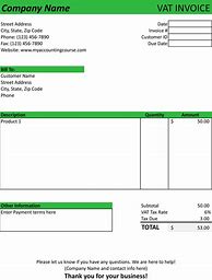 Image result for VAT Invoice Template Excel