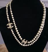 Image result for Authentic Chanel Pearl Necklace