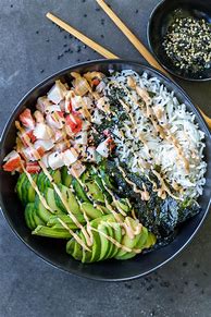 Image result for Sushi Bowl Sauces