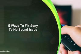 Image result for Sony TV Sound Problem