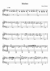 Image result for Stitches Sheet Music