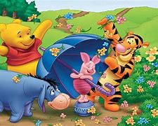 Image result for Winnie the Pooh Piglet Tigger and Eeyore