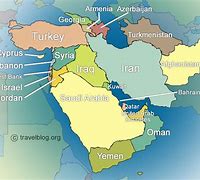 Image result for Middle East On World Map