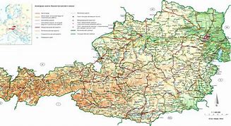 Image result for Detailed Map of Austria