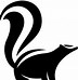 Image result for Skunk Stencil