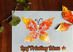 Image result for Leaf Print DIY Art