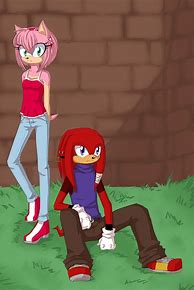Image result for Knuckles and Amy