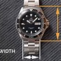 Image result for 40Mm Watch Size On Wrist