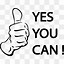 Image result for Yes You Can Clip Art