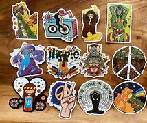 Image result for Aesthetic Hippie Stickers