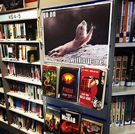 Image result for Funny Library Book Displays