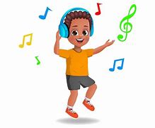 Image result for Boy Relaxing Listening to Music Clip Art
