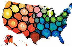 Image result for United States Map Art