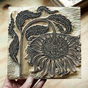 Image result for Lino Block Embroidery