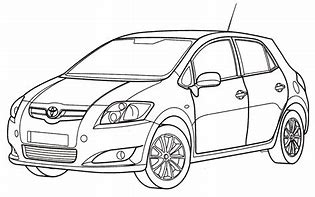 Image result for Toyota Auris Drawing