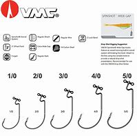 Image result for VMC Hook Size Chart