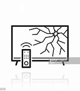 Image result for Broken Flat Screen TV