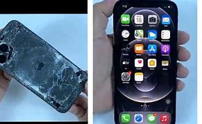 Image result for Cracked iPhone 12 Pro Max