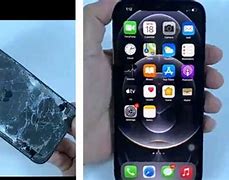 Image result for Cracked iPhone 12 Pro Front