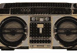 Image result for Vintage Old School Boombox