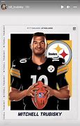 Image result for Drawings of Mitch Trubisky Steelers