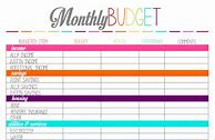 Image result for Free Printable Budget Planner
