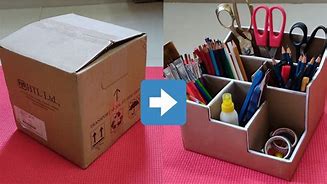 Image result for DIY Pen Stand with Cardboard