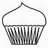 Image result for Cupcake Draings Black and White