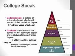 Image result for Types of College Degrees Levels