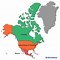 Image result for North America Map Countries List