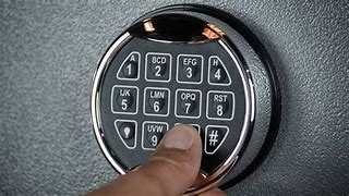 Image result for Reset Key Safe Code