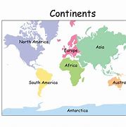 Image result for Continents Colour Code