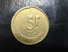 Image result for Belgium 5 Franc Coin