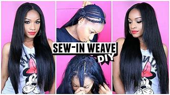 Image result for How to Sew a Weave