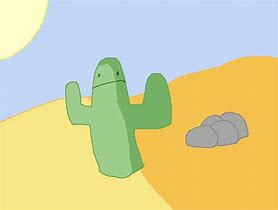 Image result for Small Cartoon Cactus