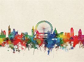 Image result for London Skyline in Color