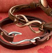 Image result for Leather Bracelets Engraved Fishing Theme